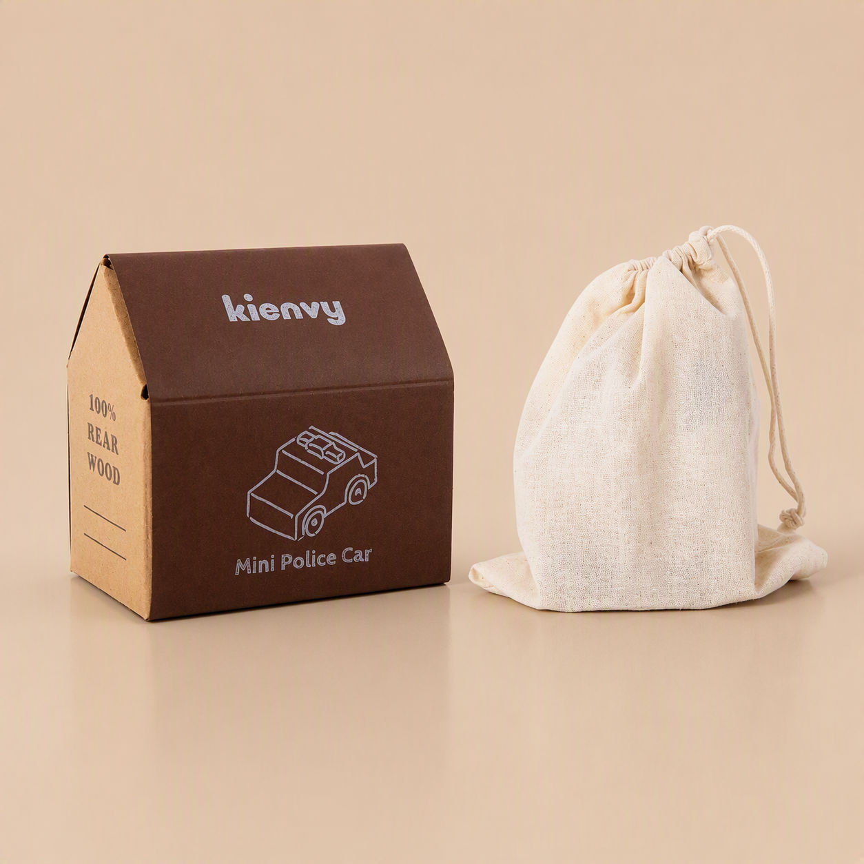 KIEN天然木製のりものコレクション - 画像 (7)