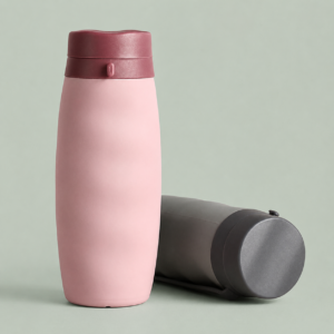 折りたたみシリコーンウォーターボトル（600ml）