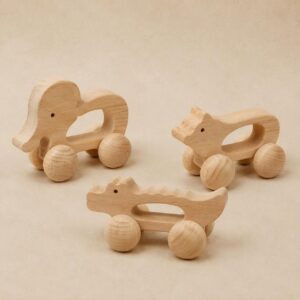 LILO 木製動物カーコレクション