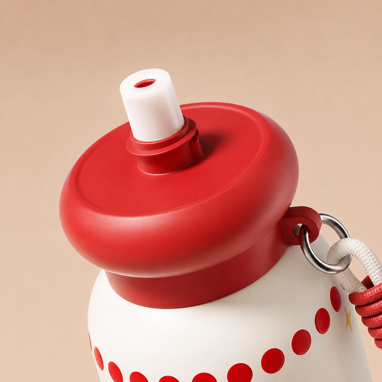 かわいいキャラクターの保温ストローボトル(500ml) - 画像 (2)