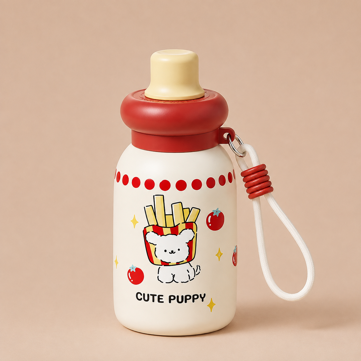 かわいいキャラクターの保温ストローボトル(500ml) - 画像 (8)