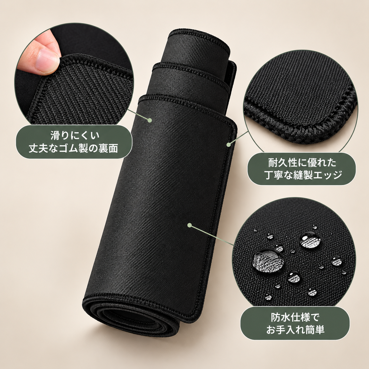 ジオメトリックワイドデスクマット - 画像 (3)