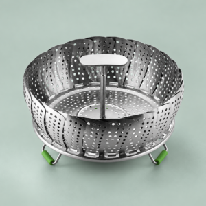 Stainless Steel Telescopic Steamer One Tray Multi-purpose Folding